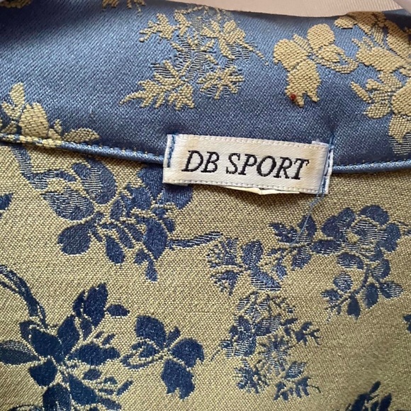 Blue and Yellow Floral Jacket Small DB SPORT - Picture 3 of 4